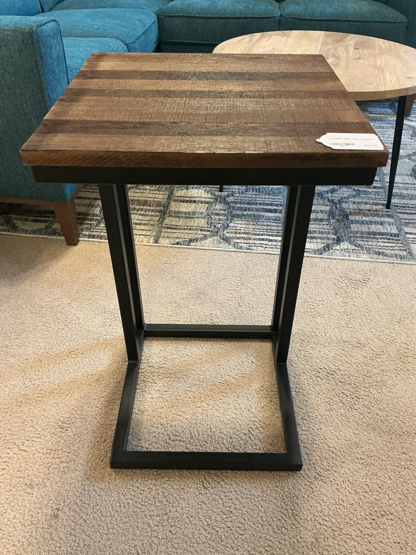 C Shaped Side Table