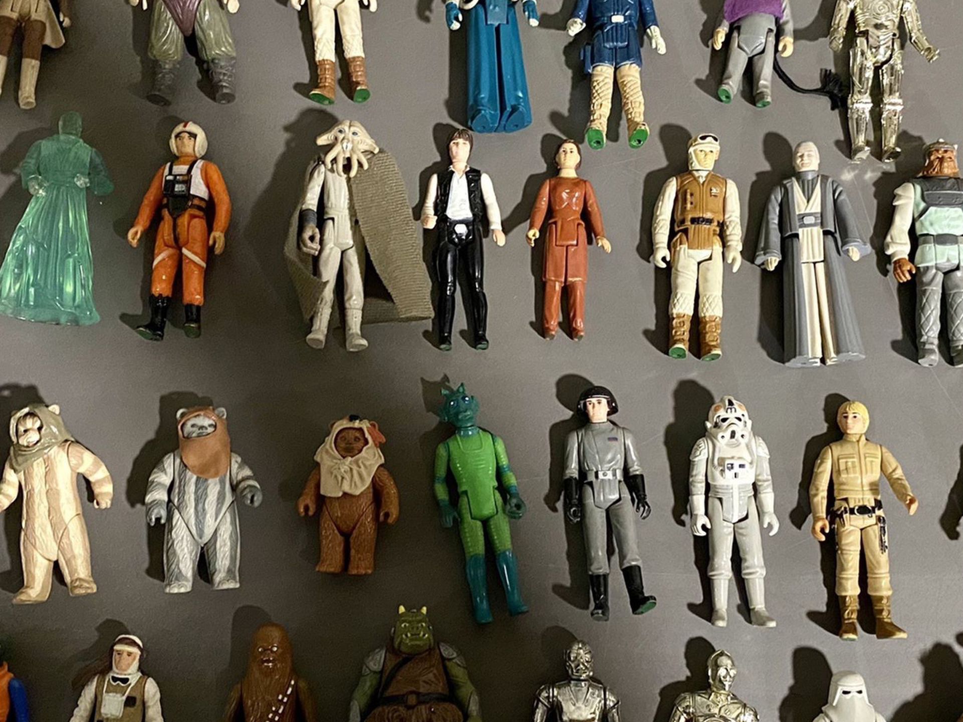 Lot of 56 Star Wars Action Figures from the ‘80s