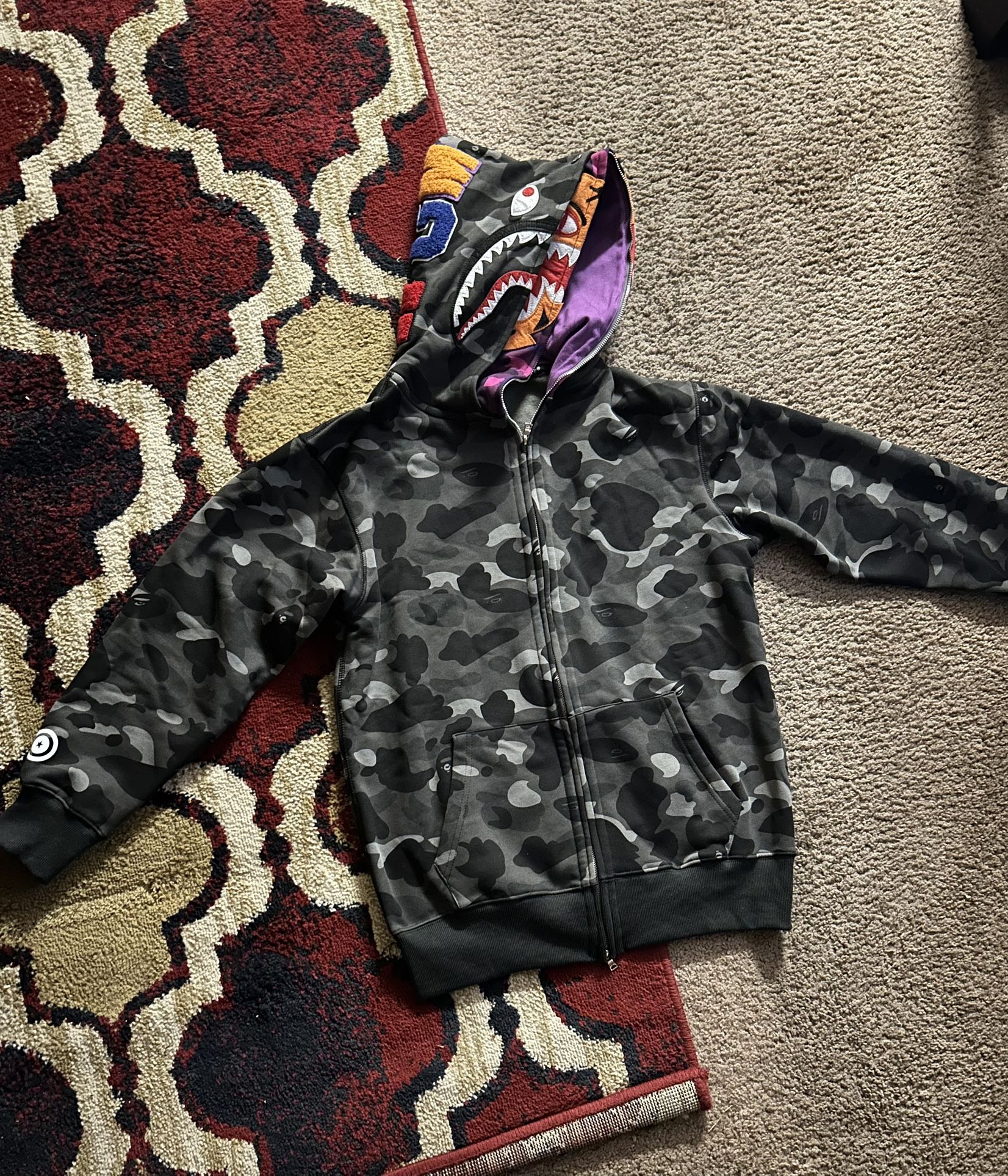 Bape Double Shark Hoodie