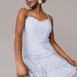 Mi Ami polka dot dress Size small