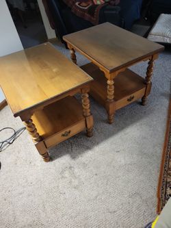 Maple Side Table Set