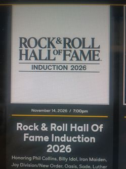 Rick & roll Hall of Fame 2026