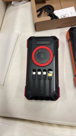 Solar Power Bank Portable Charger 49800mAh LED Flashlight