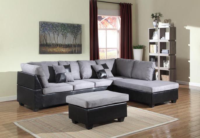 Same Day Delivery Matisse Grey/Black Sectional with Ottoman | U5014

by Global

In STOCK 
