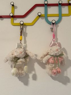 Bunny bag charms