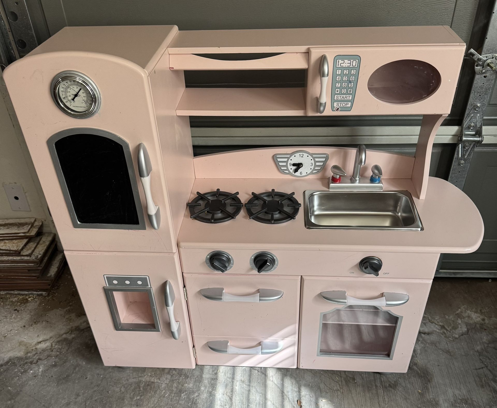 Pottery Barn Pink Kids Retro Kitchen