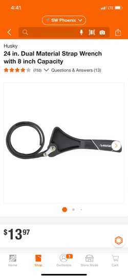 8 IN STRAP WRENCH