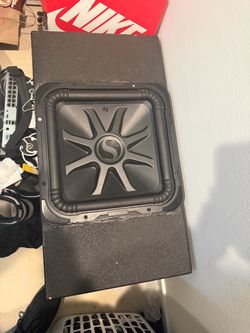 15 inch Kicker L7 Square Subwoofer in Ported Box