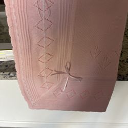 Cotton Knitted Baby Blanket 
