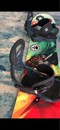 Roxy Snowboard & Union Bindings