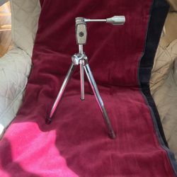 Vintage Kalimar PE-8 Chrome Tripod 1960's 