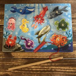 Melissa And Doug Magnetic Fishing Puzzle 