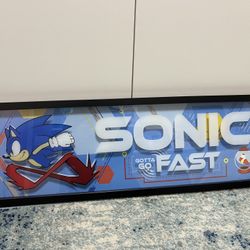 Sonic Wall Art - Glass/Framed