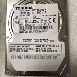 Toshiba 120GB Hard Drive (MK1655GSX) - Reliable Storage Solution