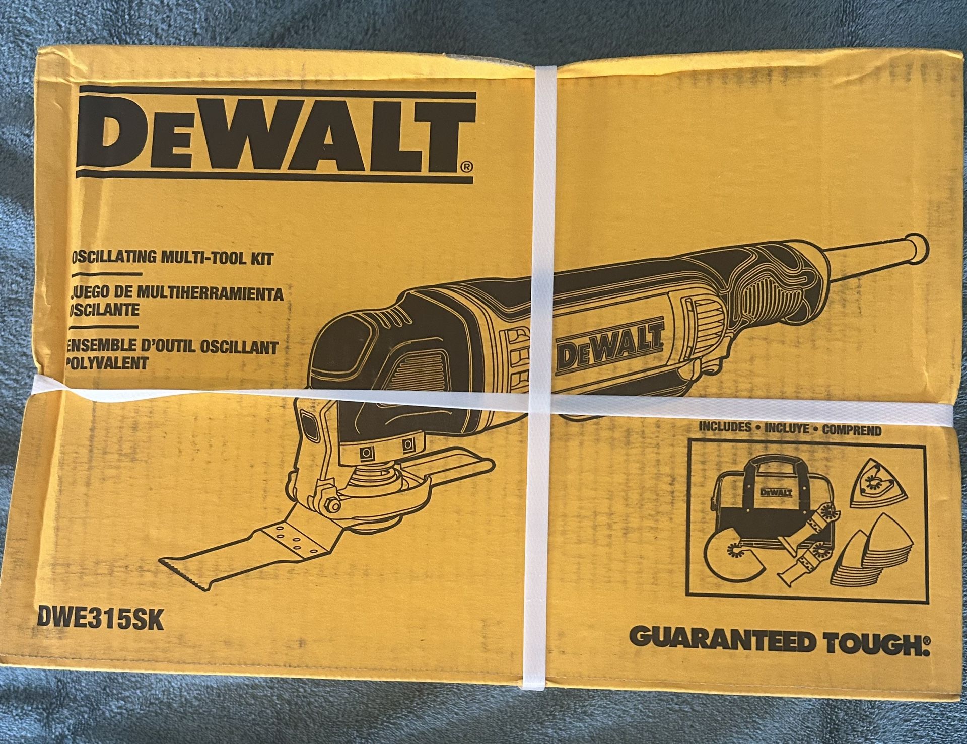 New DEWALT Corded 3-Amp 3-speed 29-Piece Oscillating Multi-Tool Kit with Soft Case