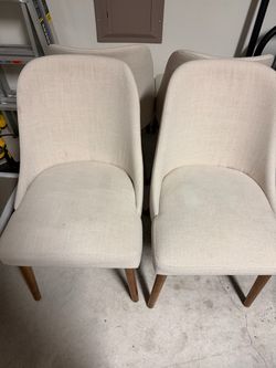 Four upholstered chairs