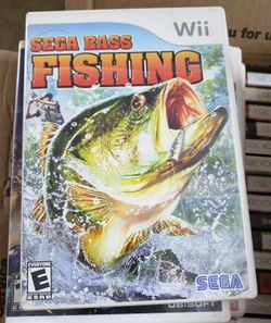 Wii Sega Bass Fishing Game