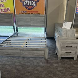 Grey Queen Bedroom Set 