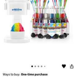 Shaved Ice, Snow Cone Machine