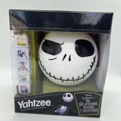 Disney The Nightmare Before Christmas YAHTZEE Game Jack Skellington