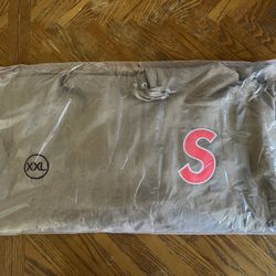 Supreme S Logo Hooded Sweatshirt Dusty Brown Size XXL