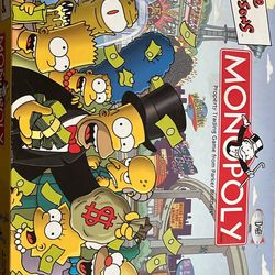 Monopoly The Simpsons Board Game Complete Rare includes all collectible characters