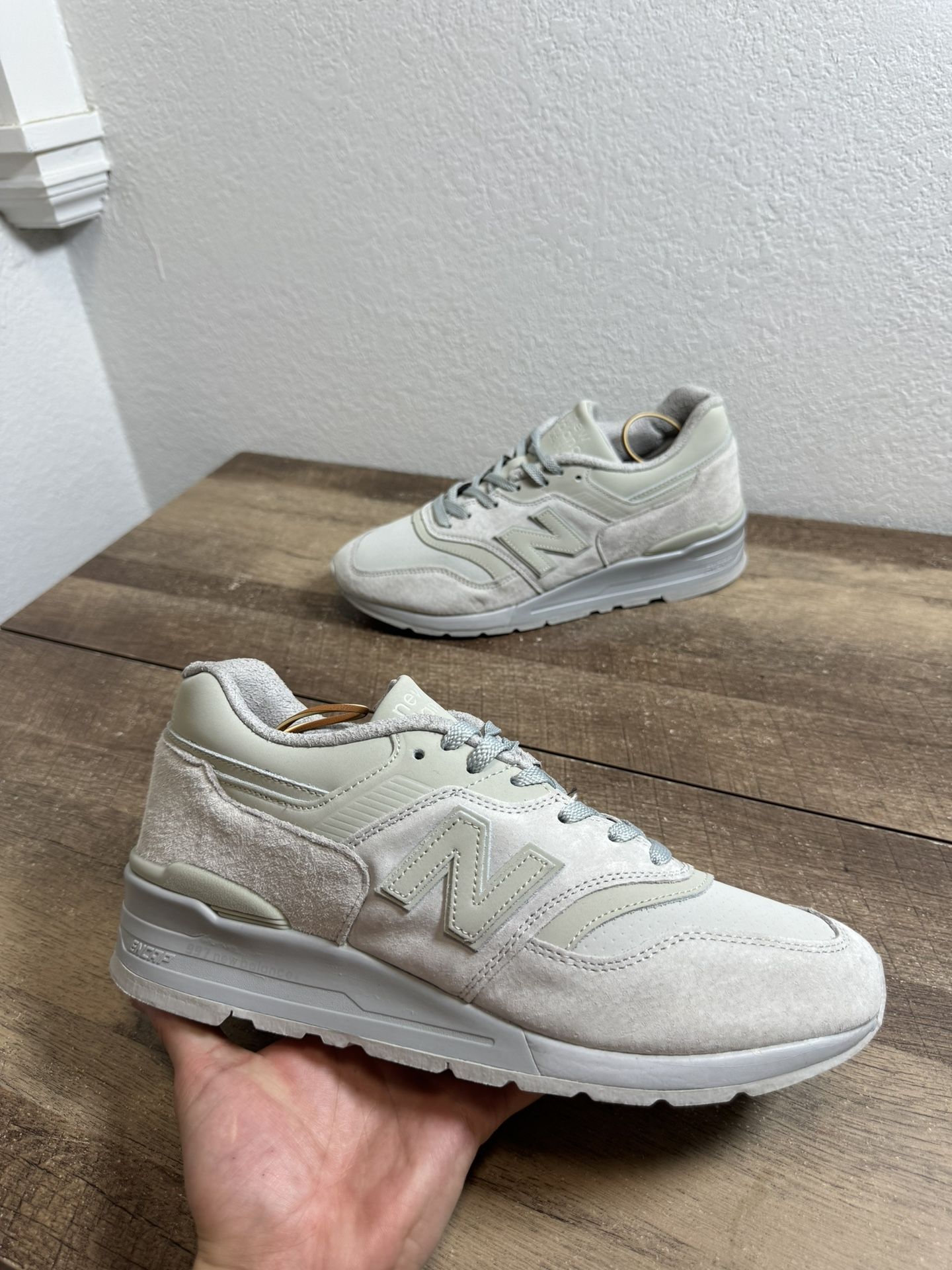 New Balance 997 Gray Suede 2019 m997lbd Made In Usa Size 10