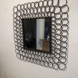 Vintage Iron Mirror 24x24