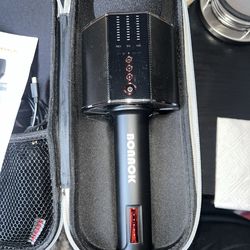 BONAOK G50 Karaoke Microphone Black - Portable Wireless Bluetooth Mic & Speaker!