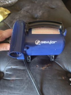 Sevylor handheld high powered high pressure pump plugs into wall rapid inflate n deflate