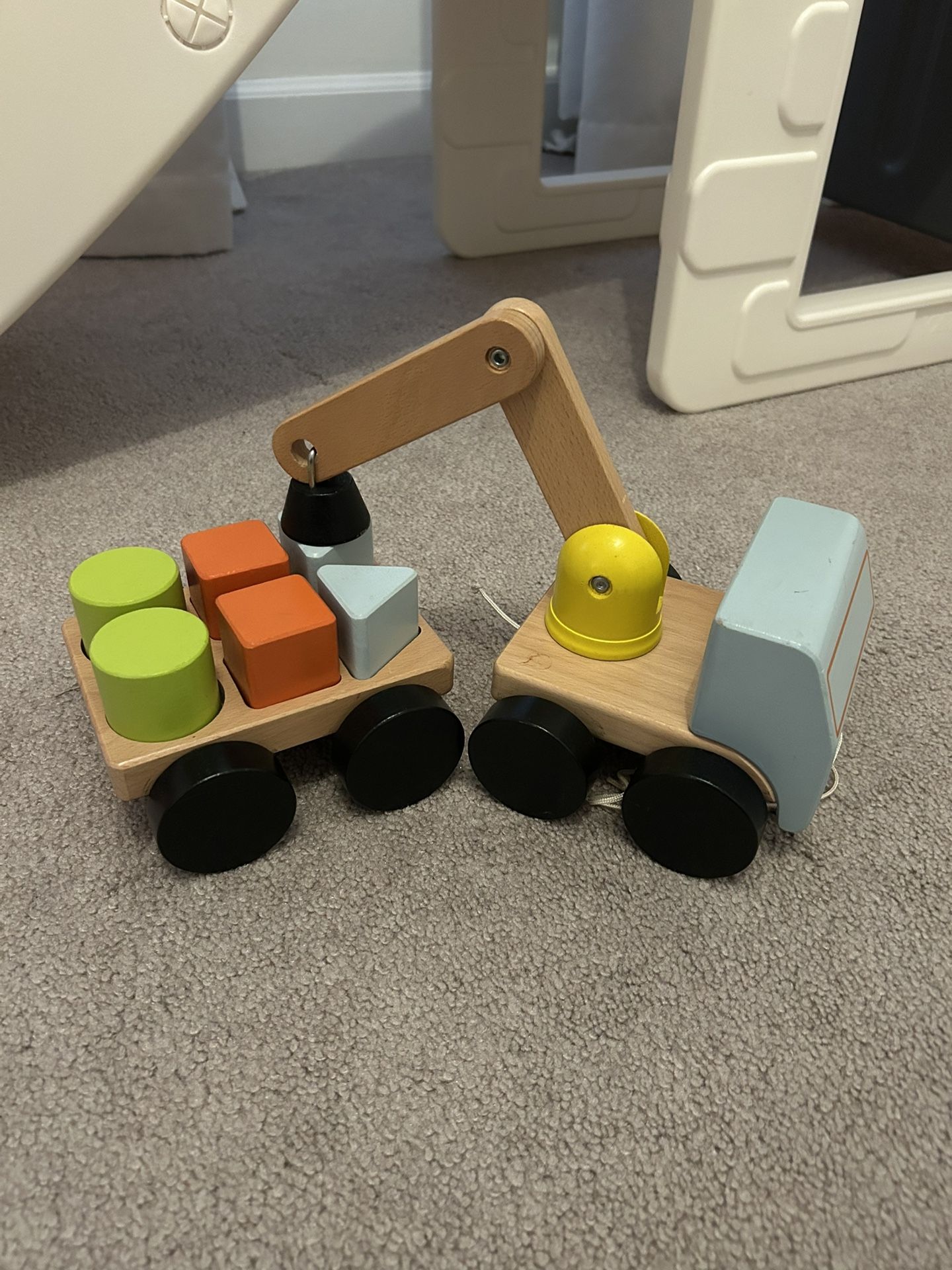 Montessori Wooden Block Truck Baby Toy