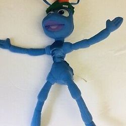 VTG Disney Pixar A Bugs Life Flick Christmas 1998 Holiday Plush Animal 15” AR30
