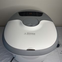 Auto Foot Bath Spa Massager Heat Bubbles Temp Adjustable Pedicure Soothe Relax