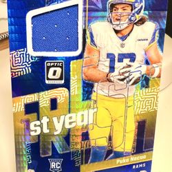 Puka Nacua 2023 Rookie Rams Hyper Jersey Patch