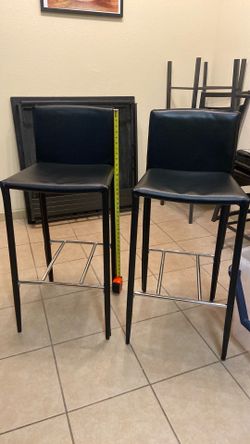 Leather Wrapped Stools
