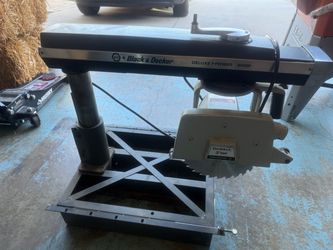 Commercial Black & Decker Deluxe Power Shop Radial Arm Saw