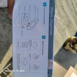 Baby Items, Wipe dispenser, diapers, changing pad, disposable nursing pads