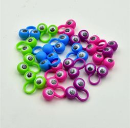 35 piece finger puppets wiggly eyes $10