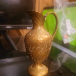 Vintage Brass Pitcher