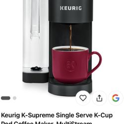 Keurig K-Supreme Single Serve K-Cup Pod Coffee Maker