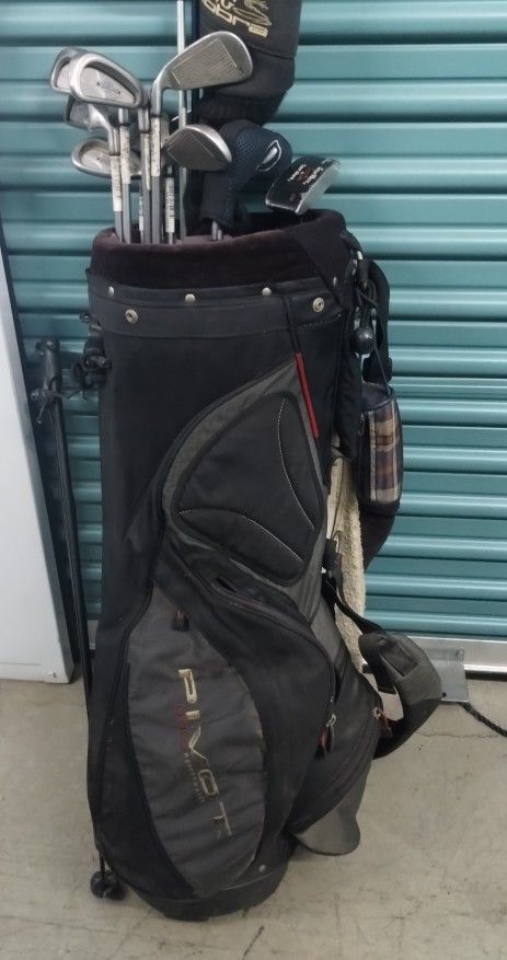 Golf Bag And Clubs 