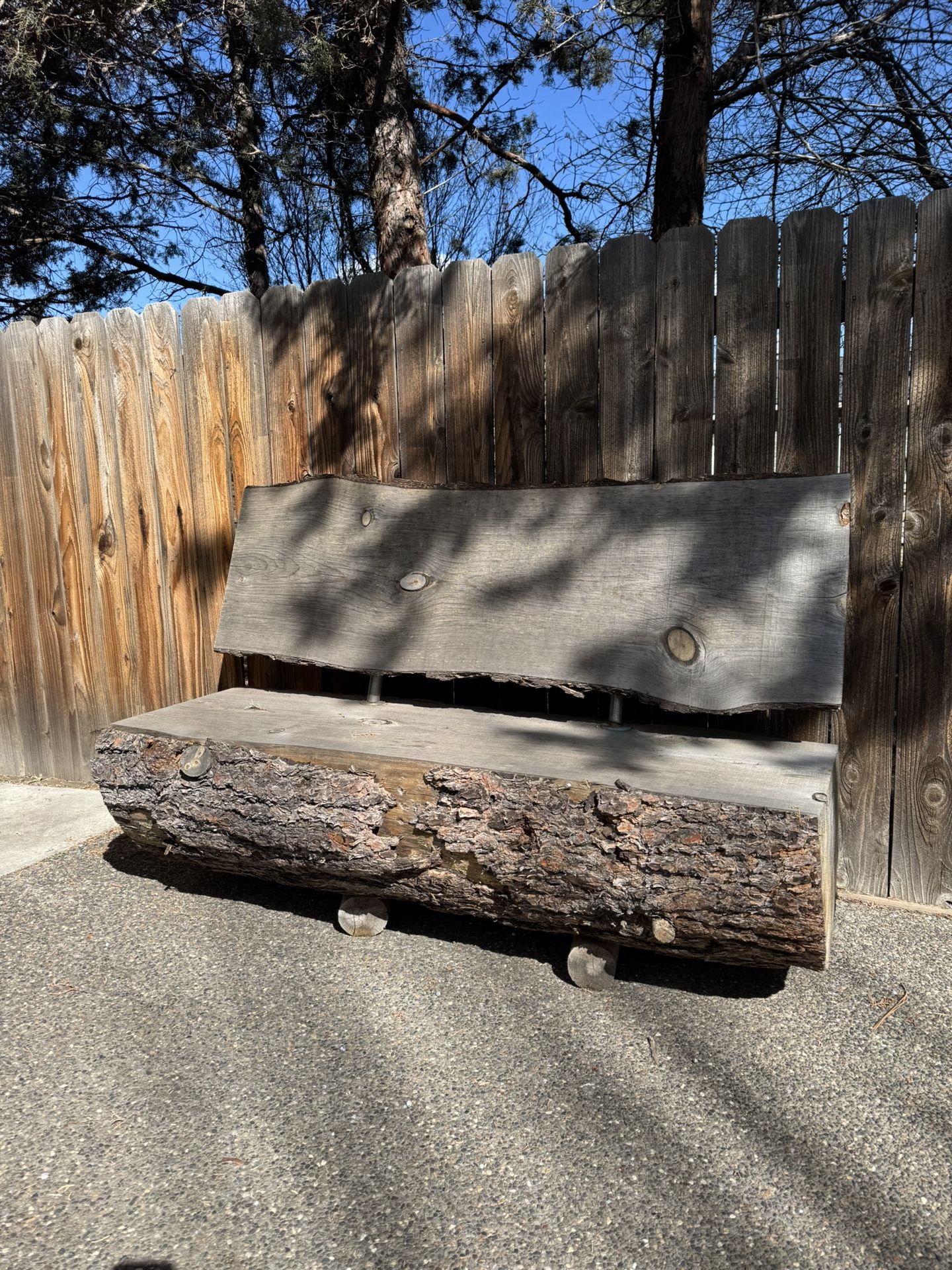 Hand Made Wooden Bench