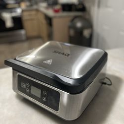 Smokeless Grill and Press 3 in 1 Contact Open Grill Panini Press