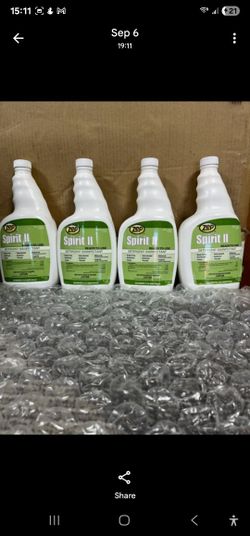 Zip Spirit Detergent Disinfectant 