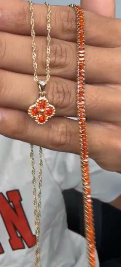 Gorgeous 7.5” bracelet with 18” matching necklace 💫