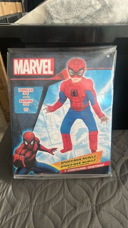 Spider-man costume- size toddler 3-4