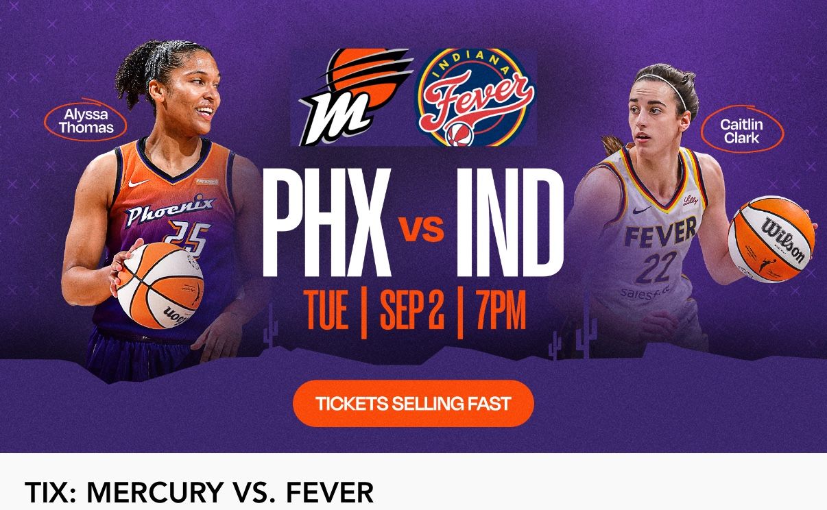 Phoenix Mercury Vs Indiana Fever