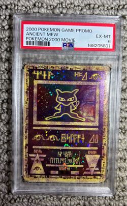 PSA 6 Ancient Mew Pokemon 2000 Movie Promo Card