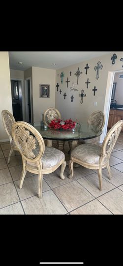 dining table with chairs
