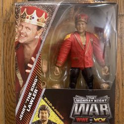 WWE Jerry the King Lawler Monday Night Wars Figure w/ BAF Ted Dibiase Piece